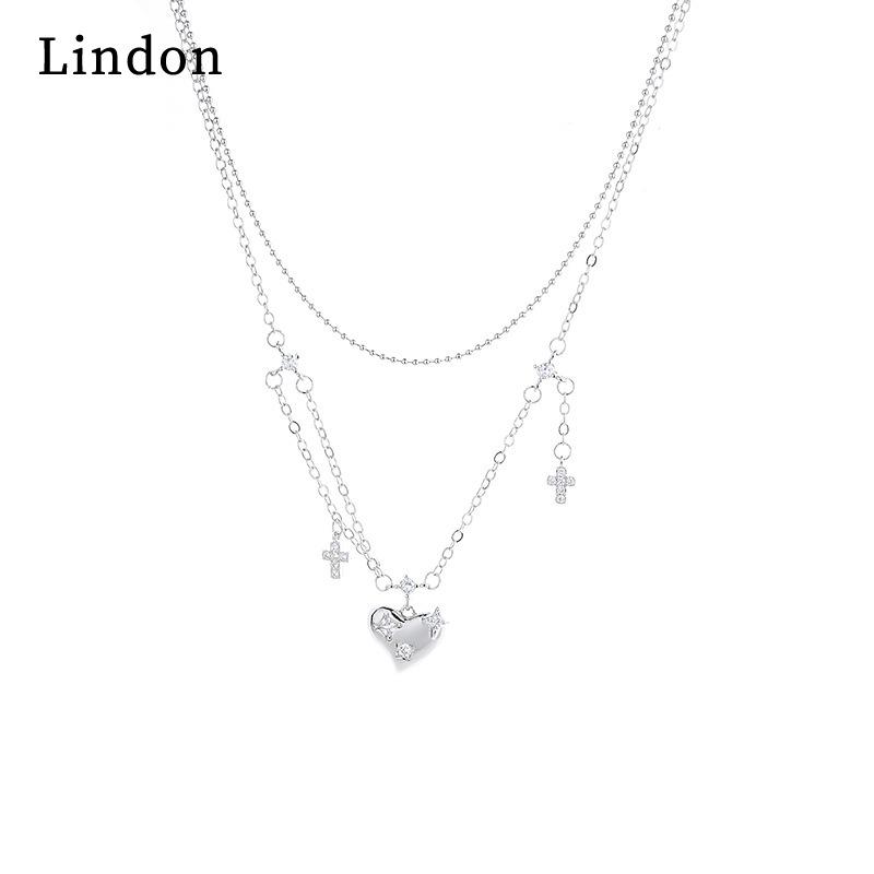 Женское ожерелье Lindon, кулон из медного сплава, циркон, модный подарок