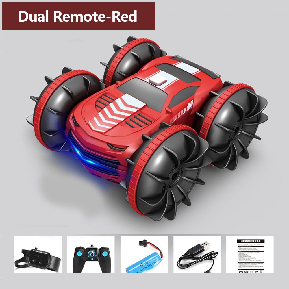 2 In 1 Rc Car Toy Water Tank 2.4G Remote Control Waterproof Stunt Car 4wd Vehicle Amphibious Auto Toys for Kids Boy Girl Gifts
