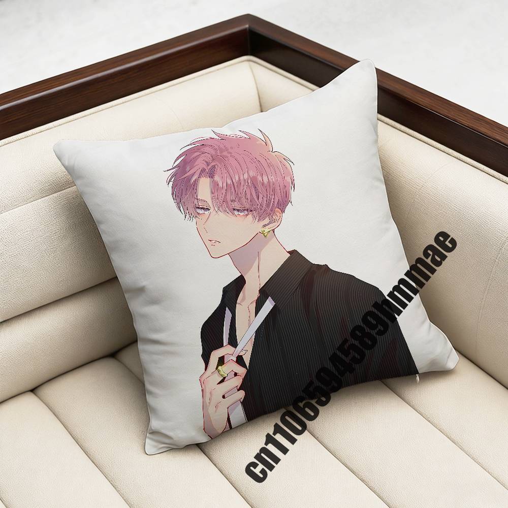 For Tamon-Kun Ima Docchi Fukuhara Tamon Utage Kinoshita Throw Pillow Case Sham 45X45Cm 35X35Cm Square Home Pillowcase Cushion