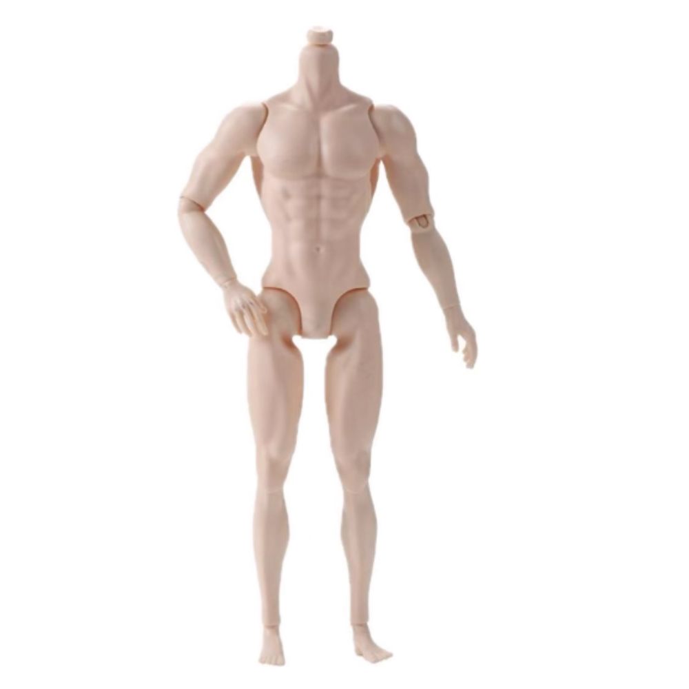 White/Normal/Tan 1/6 Male Doll Strong Man Action Figure Body For Children Male Model DIY Toy