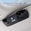BAGE7 2026 Car Sticker Car Sun Visor Sunglasses Case Glasses Organizers Box For BMW X1 X2 X3 X4 X5 X6 X7 G20 G30 6GT E46 E90 E60 F10 E