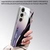 Purple Illusion Flowing Pattern 2D Phone Case for Samsung S26 S25 S24 S23 S22 S21 S20 A56 A36 A16 - Electroplated Glass