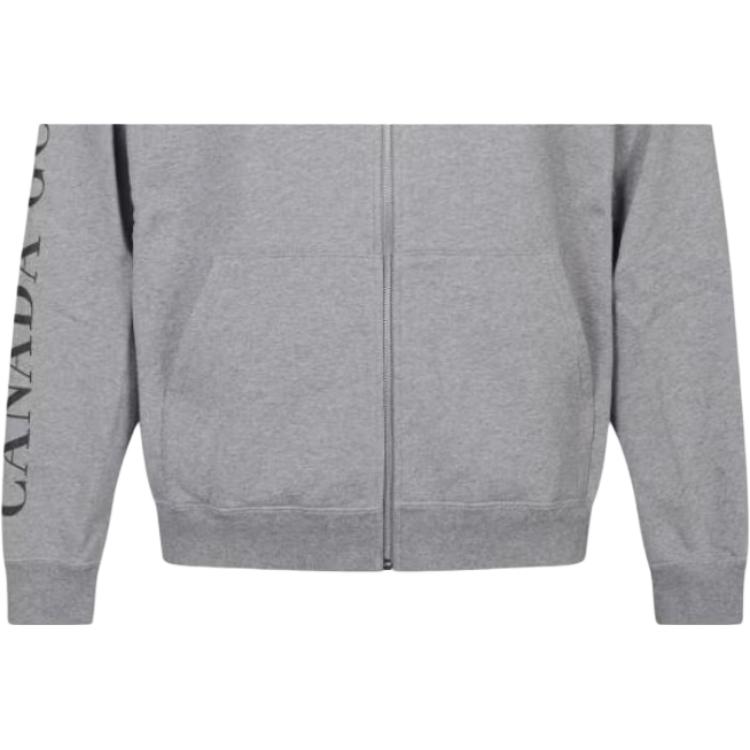 Canada Goose Logo Hooded Zip Long Sleeve Sweatshirt Men sweatshirt 1540M1-9717