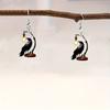 Simple Gothic Acrylic Earrings 2D Flat Dangle Earrings Crow Pendant Earrings  Women Accessories