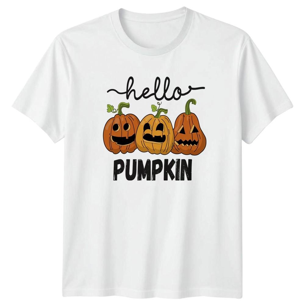 Hello Pumpkin TShirt Pumpkin Faces Halloween Halloween Gift For Him And Her