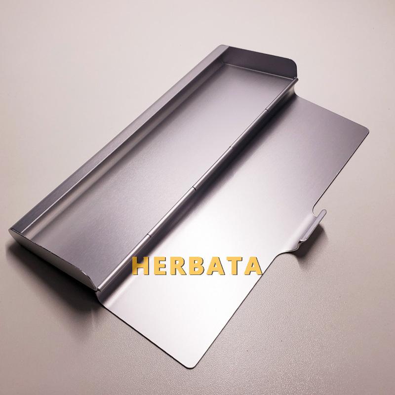 Premium Aluminum Pencil Case - Large Capacity Metal Stationery Box, Multi-Function School Supply Organizer