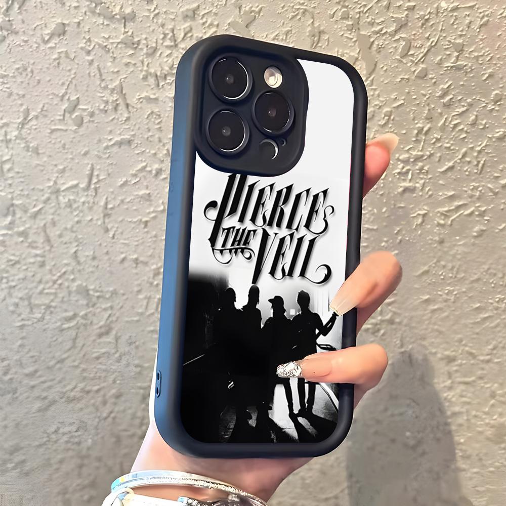 Pierce The Veil Band Phone Case For IPhone 17 Pro Max 16 15 14 Pro Max IPhone 13 Pro Max 11 Plus Silicone Cover