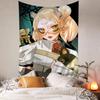 BBring Me The HHorizon Anime Tapestry Hanging Tarot Hippie Wall Rugs Dorm Home Decor