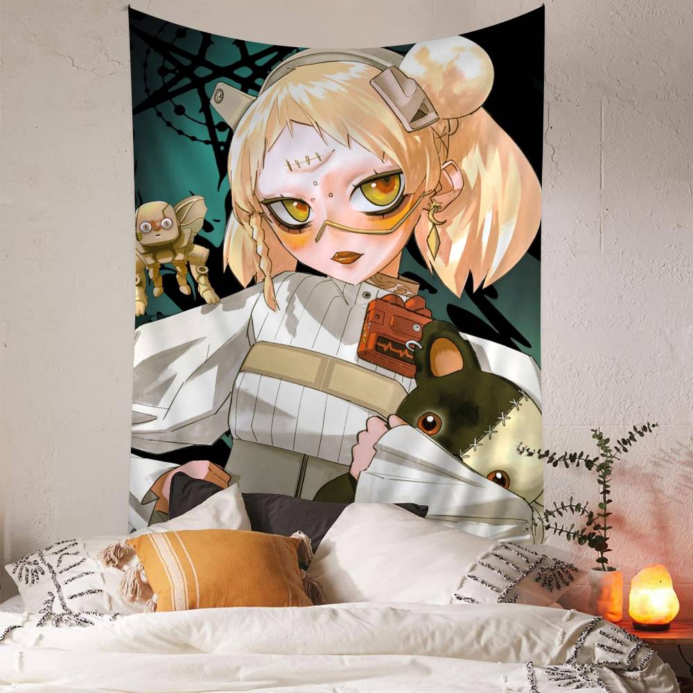 BBring Me The HHorizon Anime Tapestry Hanging Tarot Hippie Wall Rugs Dorm Home Decor