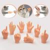 Funny Cat Interactive Gesture Toys Mini Teasing Cat Finger Human Fake Gloves Pet Toys Supplies Creative Pet Cat Teasing Toys
