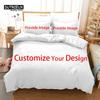 Customize Pattern Bedding Set, 3Pcs Duvet Cover Set, Soft Comfortable Breathable Duvet Cover, For Bedroom Guest Room Decor