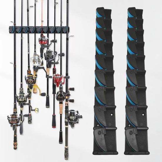 1/2шт настенный вертикальный держатель для удочки прочный несущий простой монтаж удочка