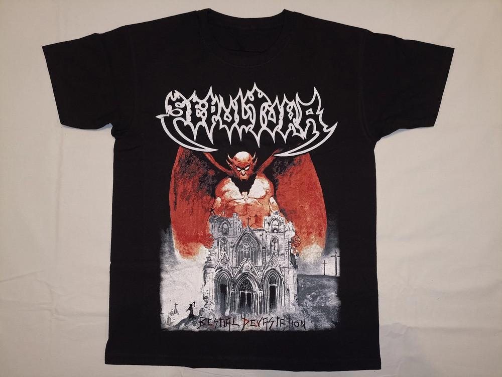 SEPULTURA Bestial Devastation Футболка Лучший Подарок Для Друзей Хлопок T1621 Унисекс Футболка