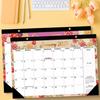 2025/01-2026/06 Календарь Настенный календарь с отверстиями для подвешивания Премиум бумага Прочная четкая печать Ежегодный планировщик Календарь