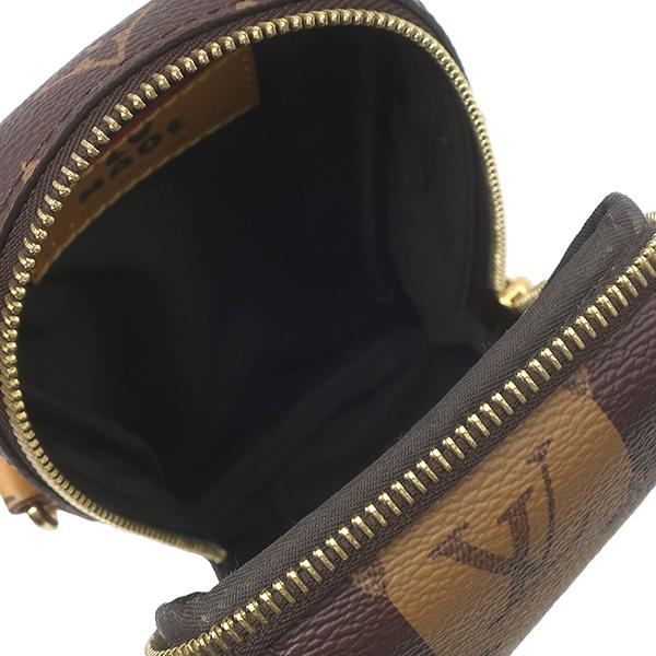 LOUIS VUITTON M81005 Monogram stripe LV Squared Double Phone PouchShoulder Bag leather Array