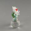 Round Base Crystal Flower Figurine Handmade Glass Flower Statue Crystal Sunflower Collectible  Wife