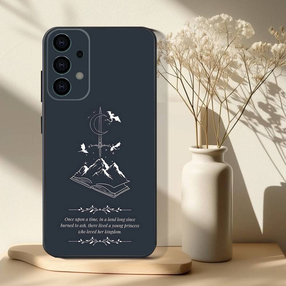 Чехол для телефона Samsung S25, S24, S21, S22, S23, S30, Ultra, S20, Plus, Fe, Lite, Note, 10, 9, 5G T-Throne Of Glass Черный Чехол