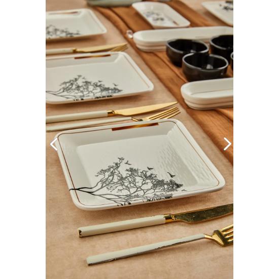 Dilek Ağacı 14 Parça 6 Kişilik Lüx Kahvaltı Takımı