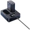 Llano DMW-BLK22 Camera Battery & Charger Kits for Panasonic Lumix CN plug (adapter included)