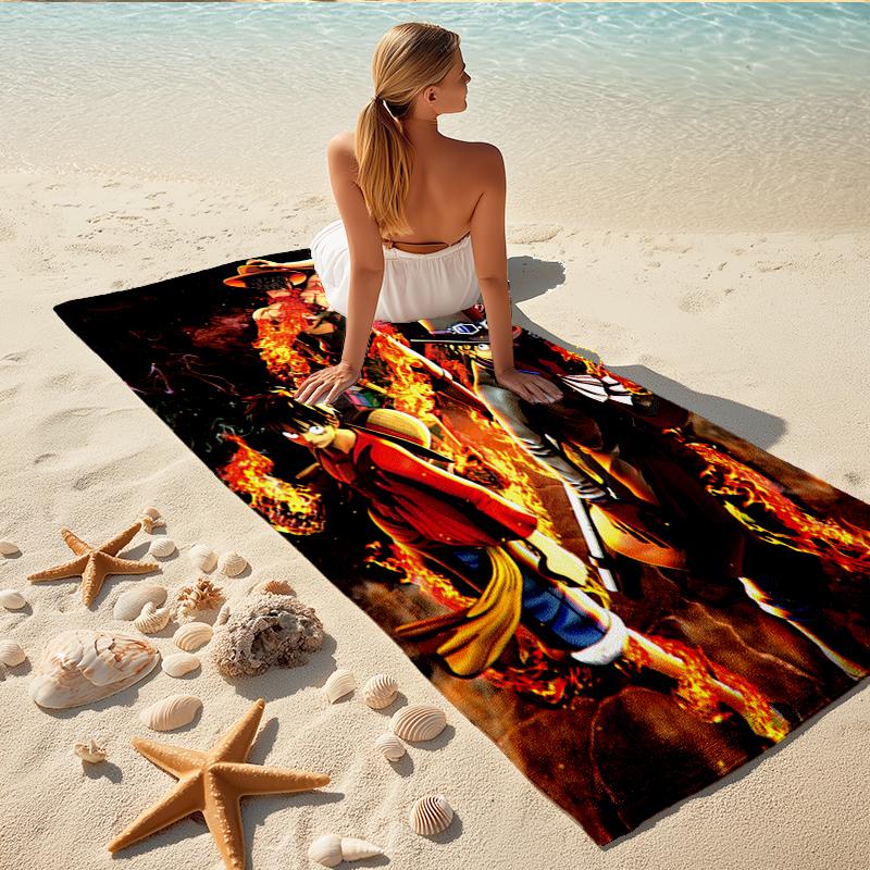 1Pc Heroes Adventure Beach Towel Quick Dry Multiuse For Beach Pool Gym Yoga Home Travel Christmas Halloween Xmas Gift L1529