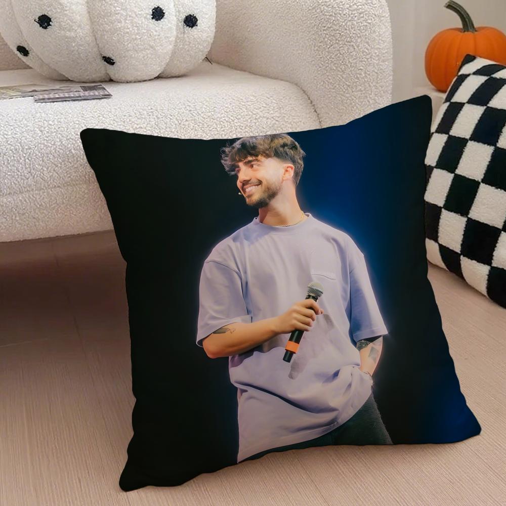 Creative Funny Argentine Creator FFede Vigevani Cushion Cover Throw Pillow Cover Hidden Button Durable Polyester Chair Cushion