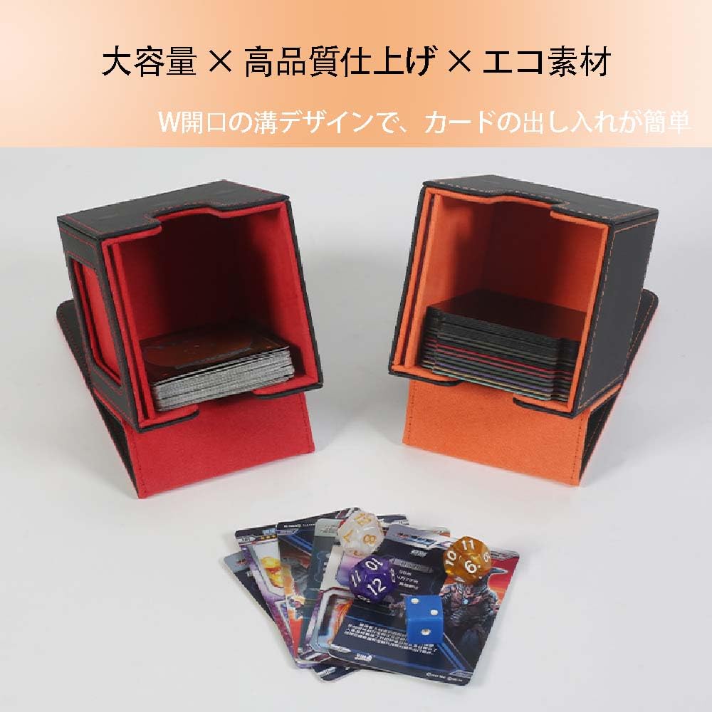 Кожаный чехол-подставка для карточек, для карточек, свободностоящий, с магнитной застежкой, большой вместимости, включает разделители и топ-лоадер Yu-Gi-Oh! Игры, Закрытие, Хранение,