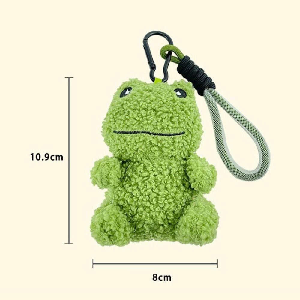 Игрушки для тряски, плюшевая игрушка, брелок для ключей, мультяшный рюкзак, мультяшная лягушка, брелок для детей