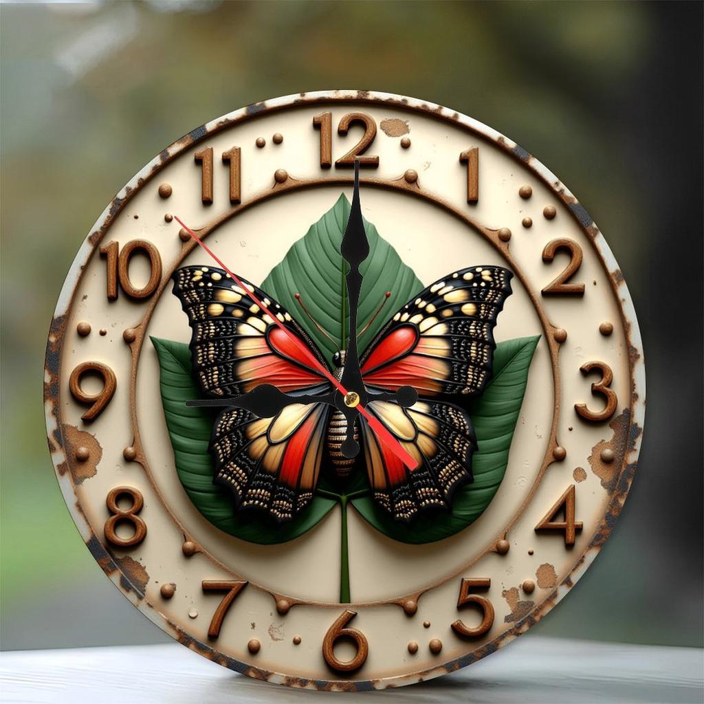 Meaningful Gift 25x25cm Wood Wall Clock More Than Store-Bought