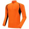 Mens Half-Zip Long Sleeve Soccer Jersey Adult Kids Outdoor Casual Sports Training Suit