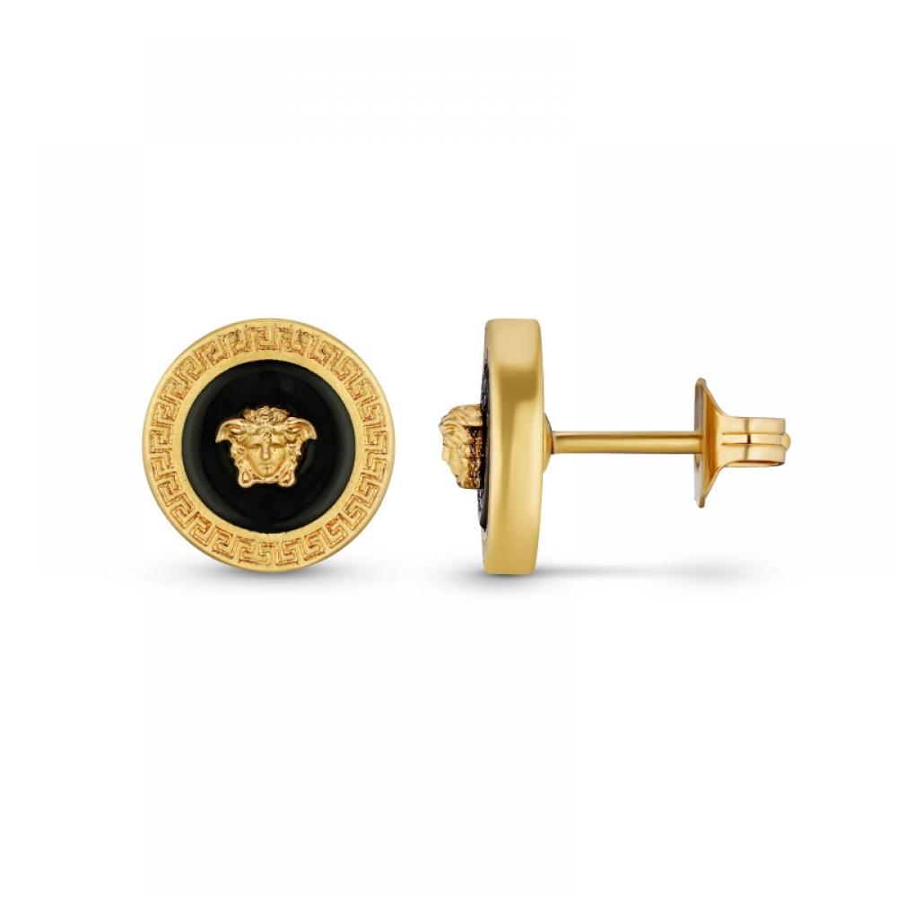 Versace Dg27256 Djmr K41t Medusa Greca Earrings