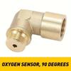 M18 X 1.5 Brass Fitting Brass Material 90 Degree Sensor Adapter  Engine Maintenance