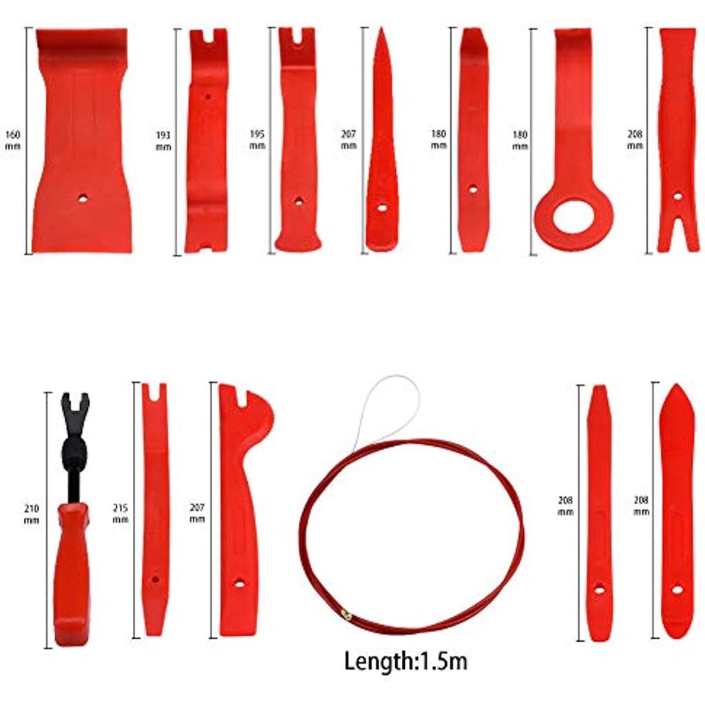 Инструменты для демонтажа автомобиля, набор из 13 клиньев для обшивки автомобиля, для дверной панели, открывалка для приборной панели, инструмент для снятия автомобильного ремонта, аудио-радио, CD-динамик