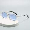 Men's Fashionable and Versatile Sunglasses, Retro Metal Small Frame Sunglasses, UV Protection Glasses