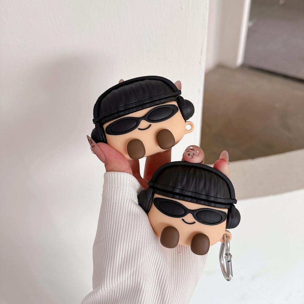 Для Airpods 4 Чехол, 3D Солнцезащитные очки Potato Противоударный Защитный силиконовый чехол для наушников для Airpods Pro 2 Чехол/Airpods 1/2/3/4 Чехол