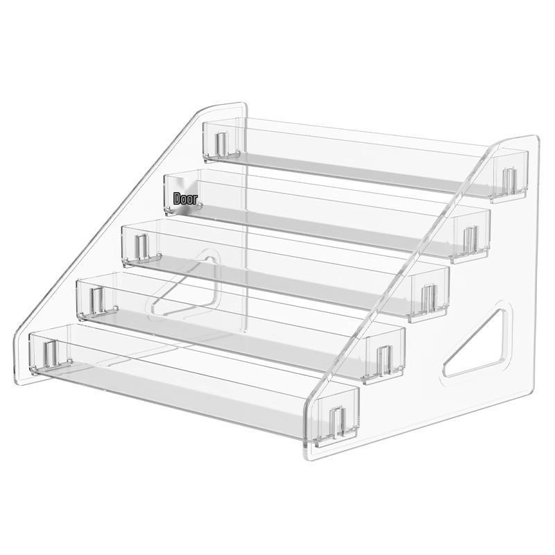 Многослойный прозрачный органайзер для косметики для лака для ногтей, теней для век и многого другого