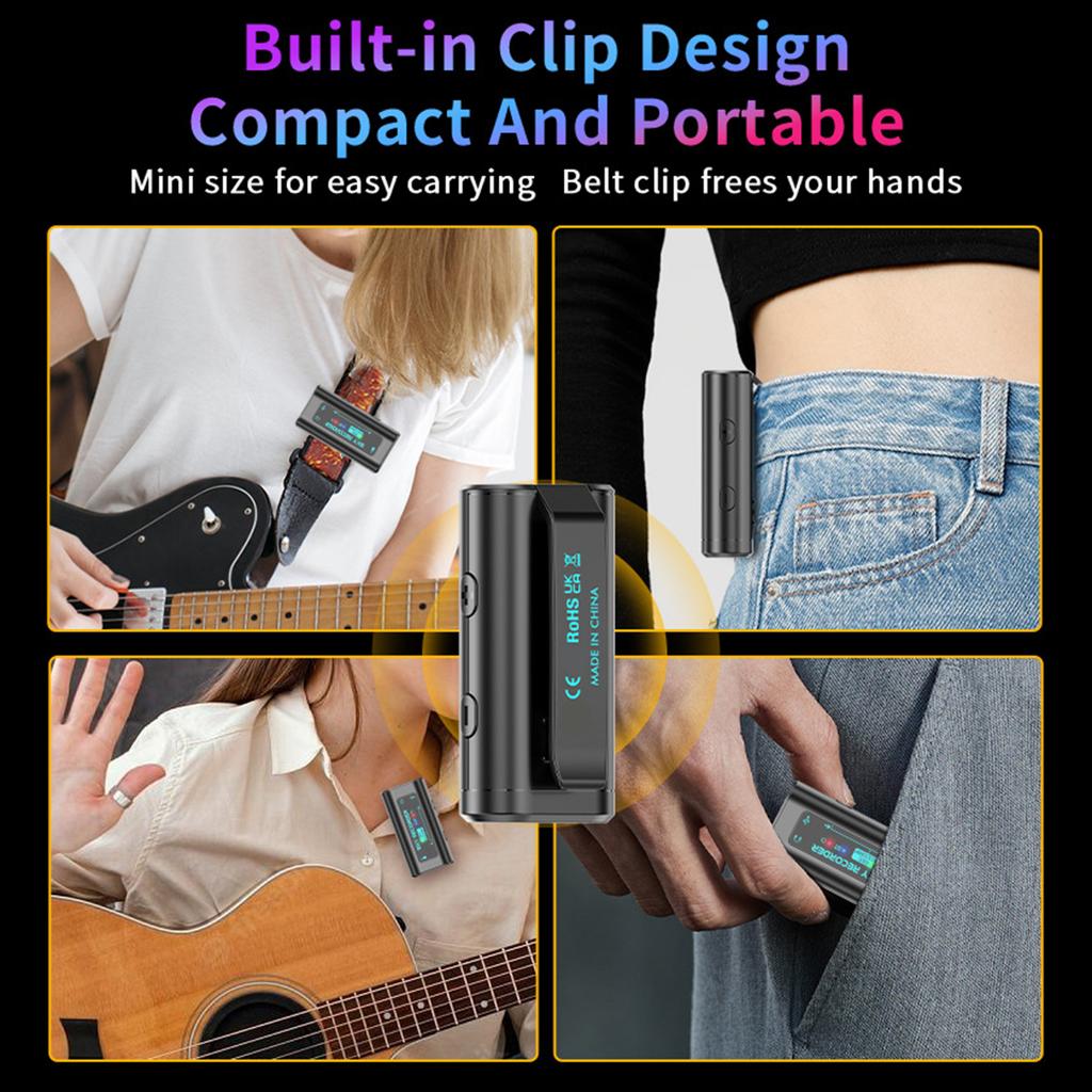 Digital Voice Recorder 48KHz Noise Cancelling Recording Support Player Professional Voice Activated Digital Audio Device