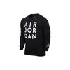 Jordan Толстовка с круглым вырезом с принтом алфавита, мужские топы, черный CK1355-010