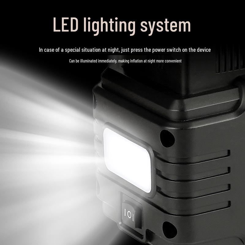 Портативный 12В Электрический Двухцилиндровый Насос для Накачивания Шин