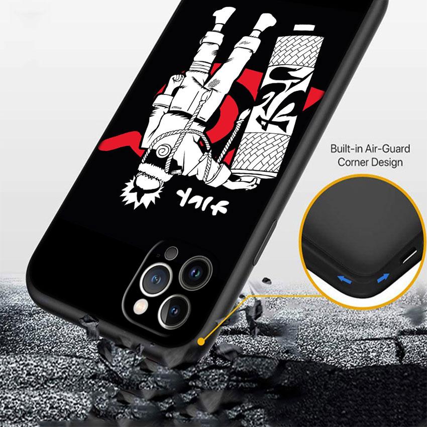 LO69 Naruto LOGO Soft Shell Phone Case for iPhone SE X XS XR 11 16E 17 Pro Max Air 8 7 6 6s Plus