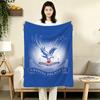 1PC Crystal Palace Football Club Patterned Flannel Blanket Suitable For All Seasons For Home Decor Warmth And Comfort Gifts Holiday Present