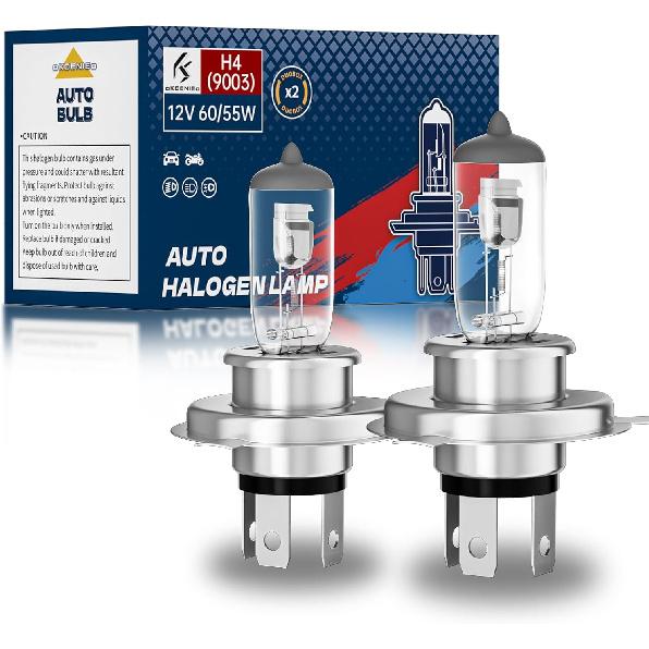 9007/HB5 Halogen Headlight Bulbs,12V 55W Standard Halogen,4000 Lumens,3800K,Headlight High and Low Beam,Automotive Headlight Bulbs,Head Light Bulbs