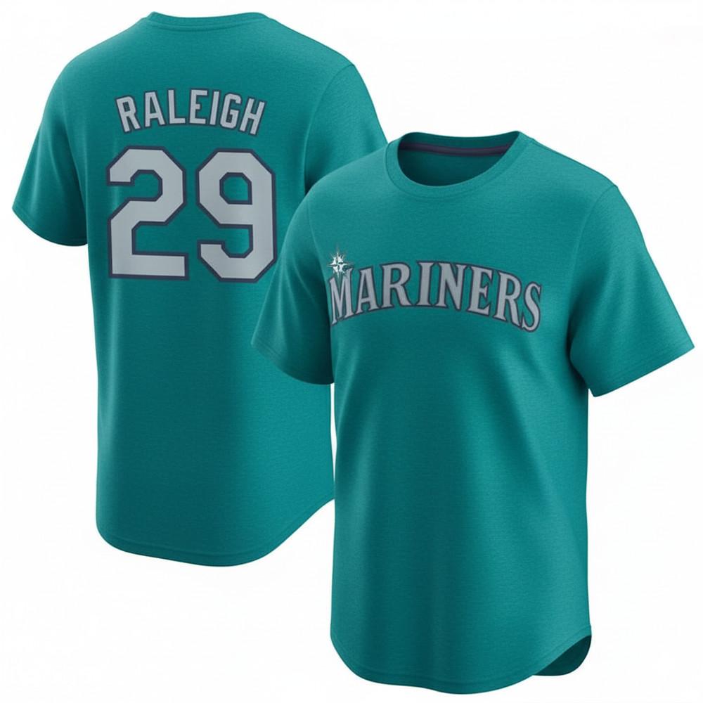 Футболка Cal Raleigh Home Run Derby Размер S-5XL Хлопок 2D Унисекс Футболка