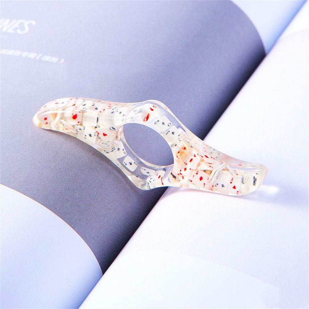 Закладка для книг, держатель для страниц книги, акриловый разворот для страниц книги, подставка для большого пальца, офисные школьные принадлежности