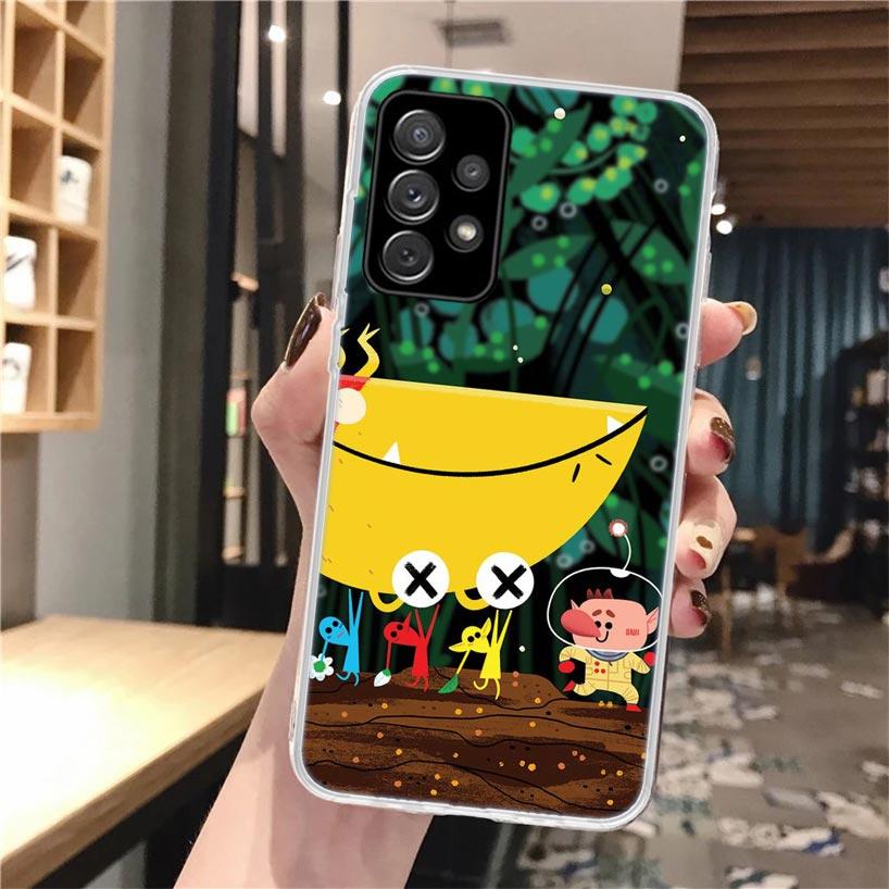 Игровой P-PikminS 4 Мягкий чехол для телефона для Samsung Galaxy A52 A42 A32 A22 A12 A02S A51 A50 A41 A31 A21S A71 A40 A30S A20E A10S A70