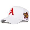 Unisex Gothic Letter A Embroidery Side Worldwide Baseball Caps Outdoor Adjustable Spring and Autumn Casual Sunscreen Hat