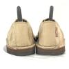 Отличное состояние RAINBOW SANDALS Кожаные МОКАСИНЫ Moccasin 25.5-26.5см / Бежевый(ИСПОЛЬЗОВАЛ)
