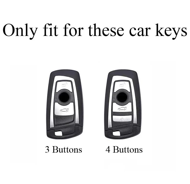 Чехол для автомобильного ключа из цинкового сплава, сумка для ключей для Bmw F20 F30 G20 F31 F34 F10 G30 F11 X3 F25 X4 I3 M3 M4 1 3 5 серии, аксессуары