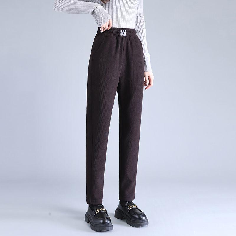 Женские утолщенные флисовые брюки, повседневные спортивные брюки, зимние теплые брюки, женские утолщенные леггинсы, однотонные тонкие леггинсы, спортивные брюки