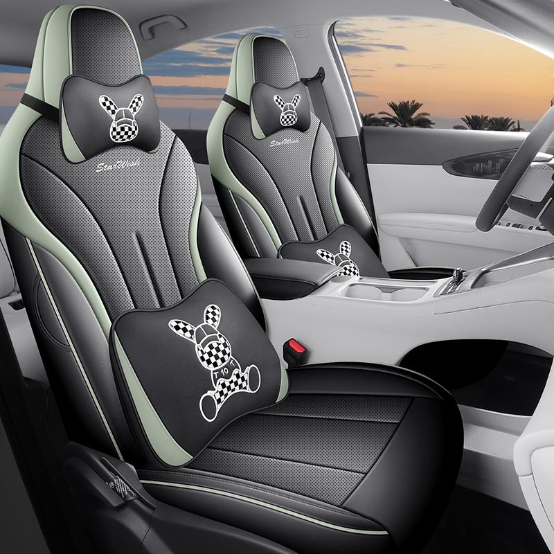 Всесезонные Универсальные Чехлы на Сиденья Geely Vision: Комплект чехлов на сиденья автомобиля с полным покрытием