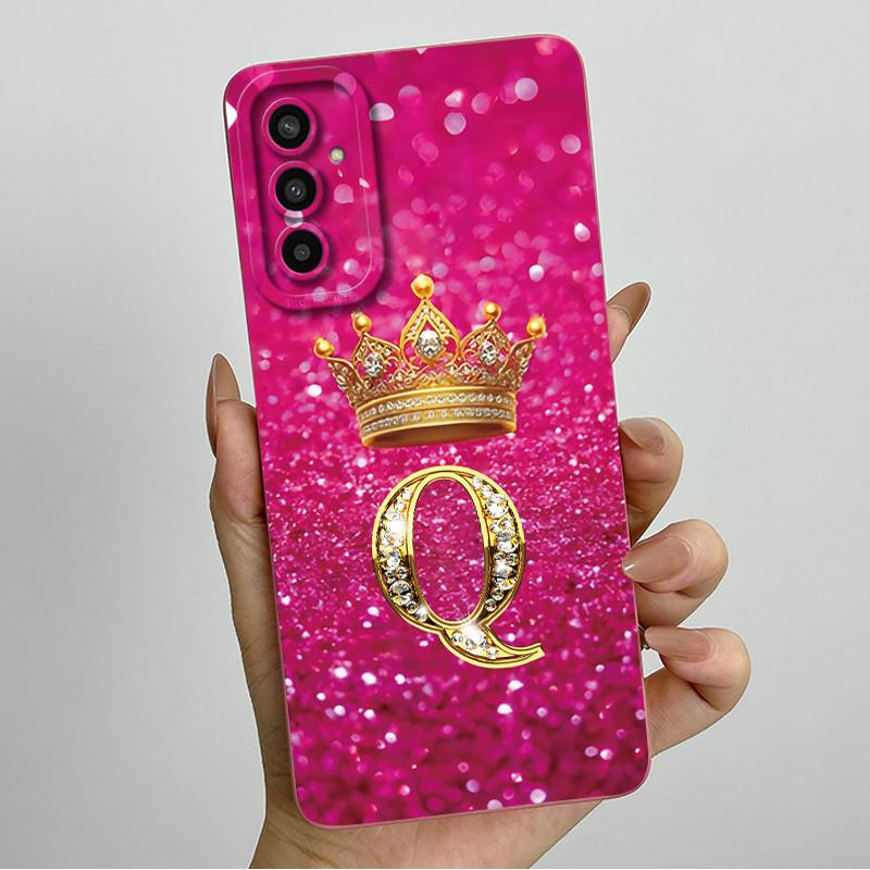 Чехол для Samsung Galaxy M13 M23 Buddy 2, Мягкий силиконовый чехол с буквами и короной для Samsung M13 4G M 23, Ударопрочные задние крышки